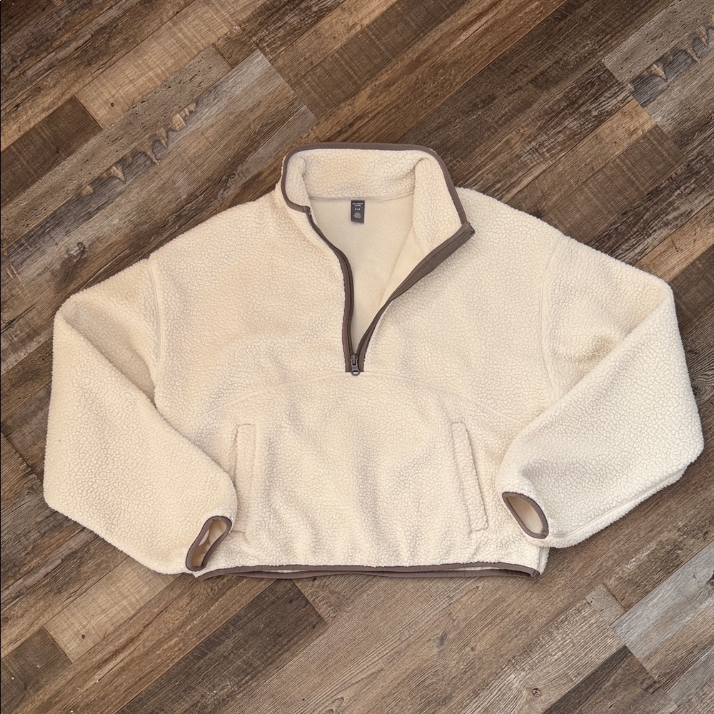 Joe Fresh Off-White Sherpa Jacket